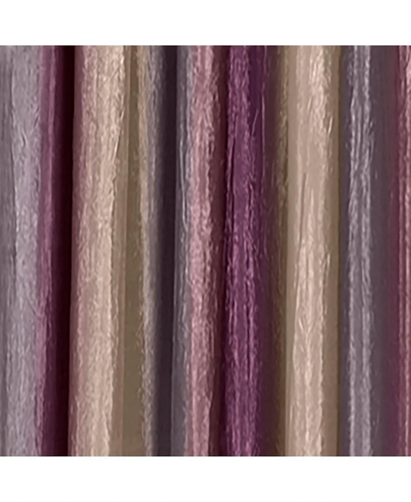 GoodGram Ombre Crushed Satin Sheer Single Window Curtains & Valances - 50 in. W x 144 L Scarf, Sage
