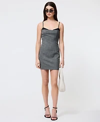 French Connection Women's Owen Plaid Peek-a-Boo Mini Dress