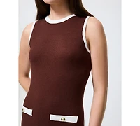 French Connection Women's Ruthie Sleeveless Knit Shift Mini Dress
