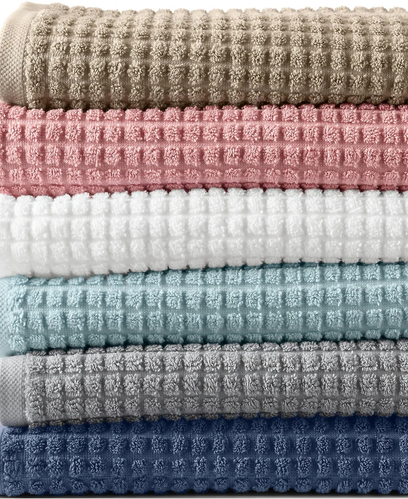 Lands' End Cotton Waffle Washcloth 2-Piece Set