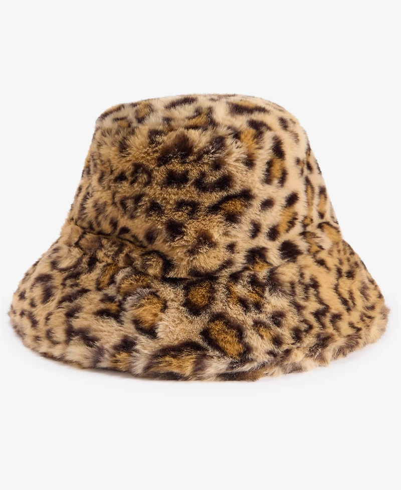 I.n.c. International Concepts Faux Fur Fleece Lined Bucket Hat, Macy's Exclusive