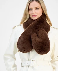 I.n.c. International Concepts Faux Fur Pull-Through Scarf, Macy's Exclusive