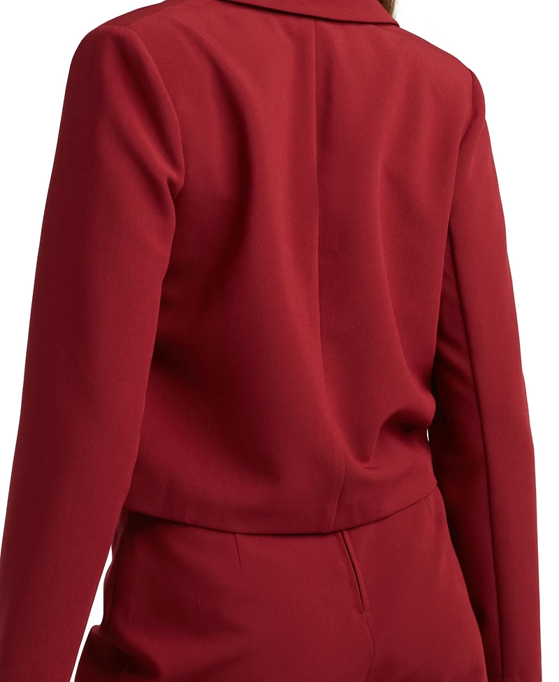 Bcx Juniors Soft Stretch Twill Long-Sleeve Jacket