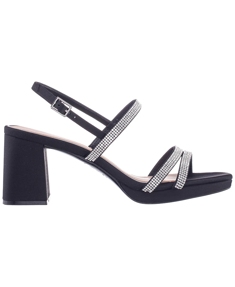 Nina Women's Berna Block-Heel Strappy Sandals