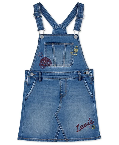 Levi's Big Girls Embroidered A-Line Skirtall Dress
