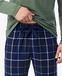 Cuddl Duds Men's Cozy Lodge Long Sleeve Pajama Set