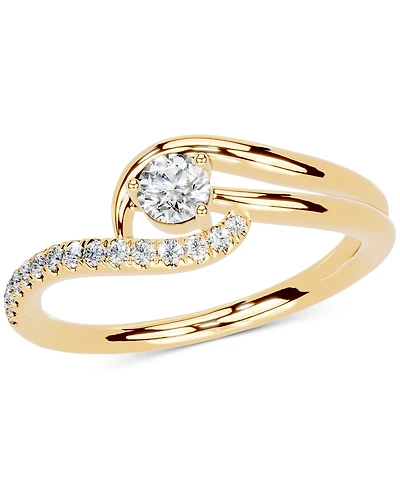 Diamond Engagement Ring (1/4 ct. t.w.) in 14k Yellow Gold