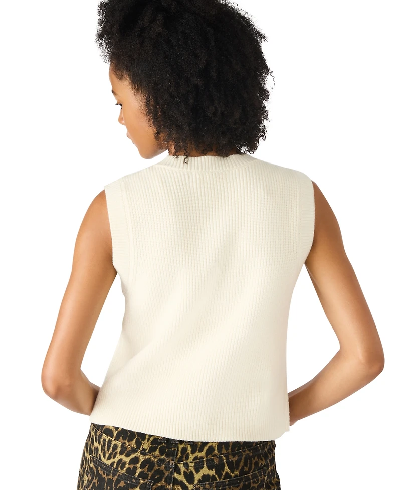 Steve Madden Women's Aliya Sleeveless Knit Sweater Vest
