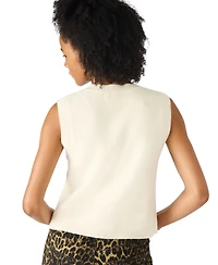 Steve Madden Women's Aliya Sleeveless Knit Sweater Vest