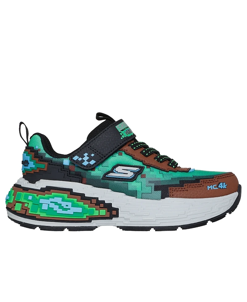Skechers Little Kids Mega-Craft 4K Fastening Strap Casual Sneakers from Finish Line