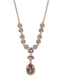 Givenchy Multi-Crystal Y-Neck Necklace