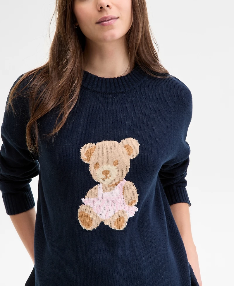 Just Polly Juniors' Teddy Bear Tunic Sweater