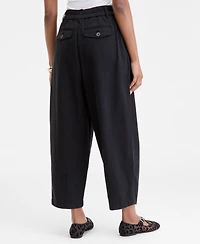 On 34th Women's Pleated Barrel-Leg Ankle Pants, Macy's Exclusive
