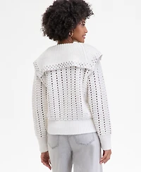On 34th Women's Embellished Sailor-Collar Sweater, Macy's Exclusive