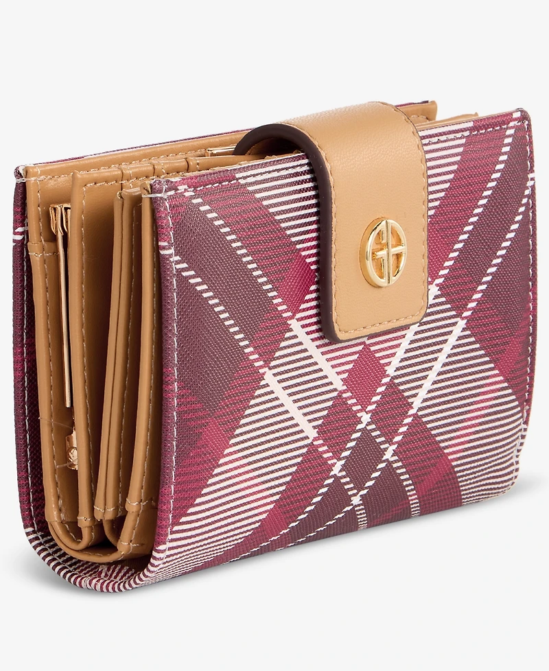 Giani Bernini Plaid Framed Indexer Wallet, Macy's Exclusive