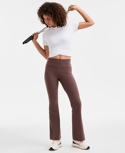 Id Ideology Women's Petite Studio High Rise Flare Leggings, Created for Macy's