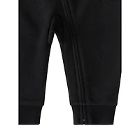 adidas Baby Boys French Terry Round Neck Long Sleeve Coverall