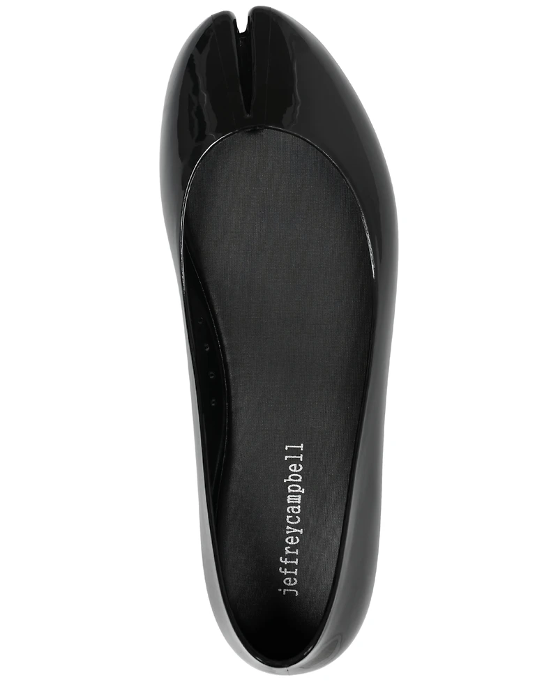 Jeffrey Campbell Women's Fixed Split-Toe Jelly Flats