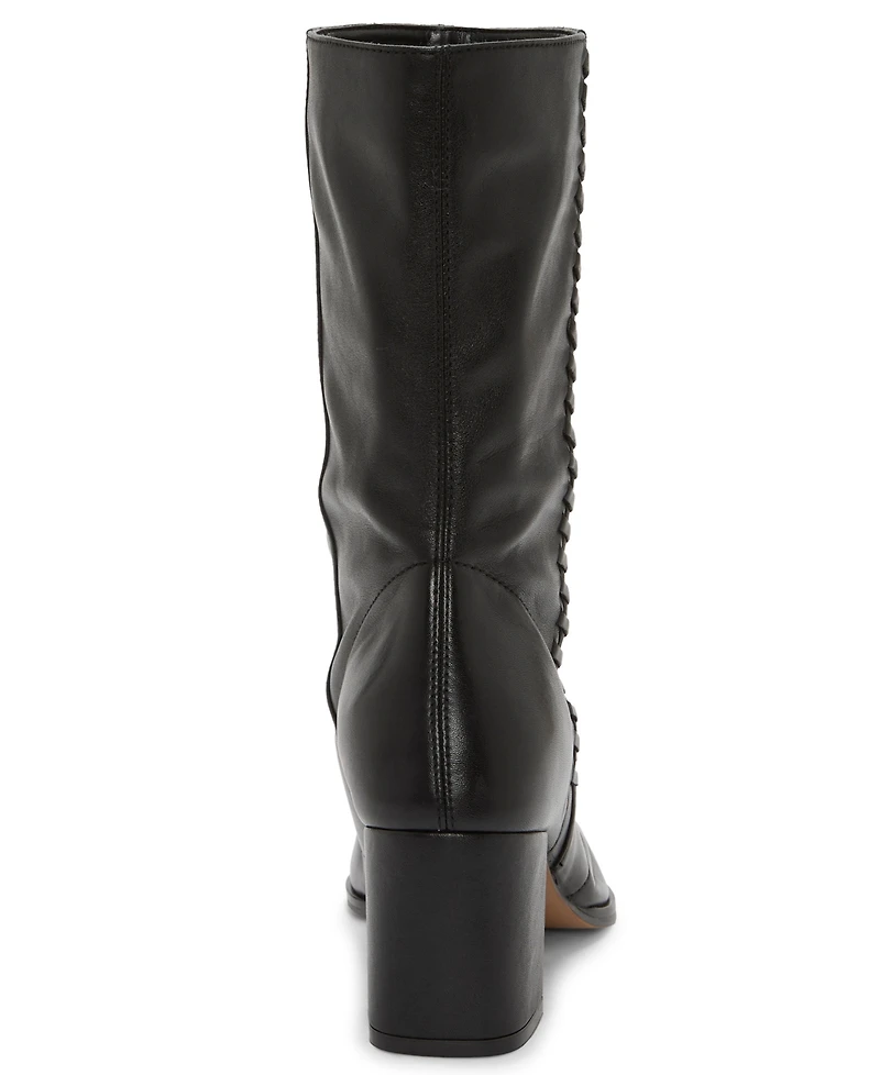 Vince Camuto Women's Lorrys Block-Heel Pointed-Toe Slouchy Boots