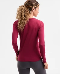 Id Ideology Women's Relaxed Side-Ruched Top, Macy's Exclusive