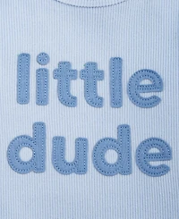 First Impressions Baby Boys Little Dude Long-Sleeve Bodysuit, Macy's Exclusive