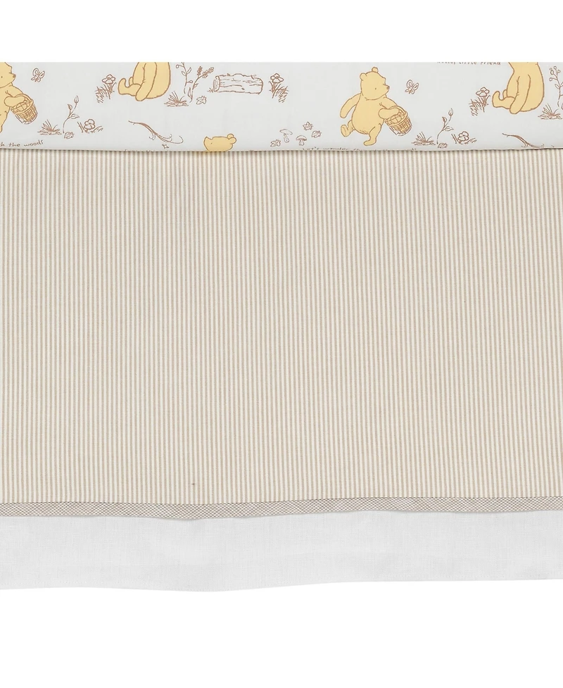 Lambs & Ivy Baby Disney Storytime Pooh 3-Piece Nursery Crib Bedding Set