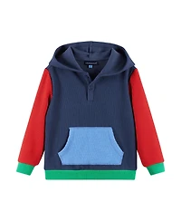 Andy & Evan Toddler/Child Boys Navy Chunky Waffle Lounge Set