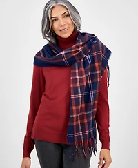 Style & Co Women's Tartan Plaid Scarf, Macy's Exclusive