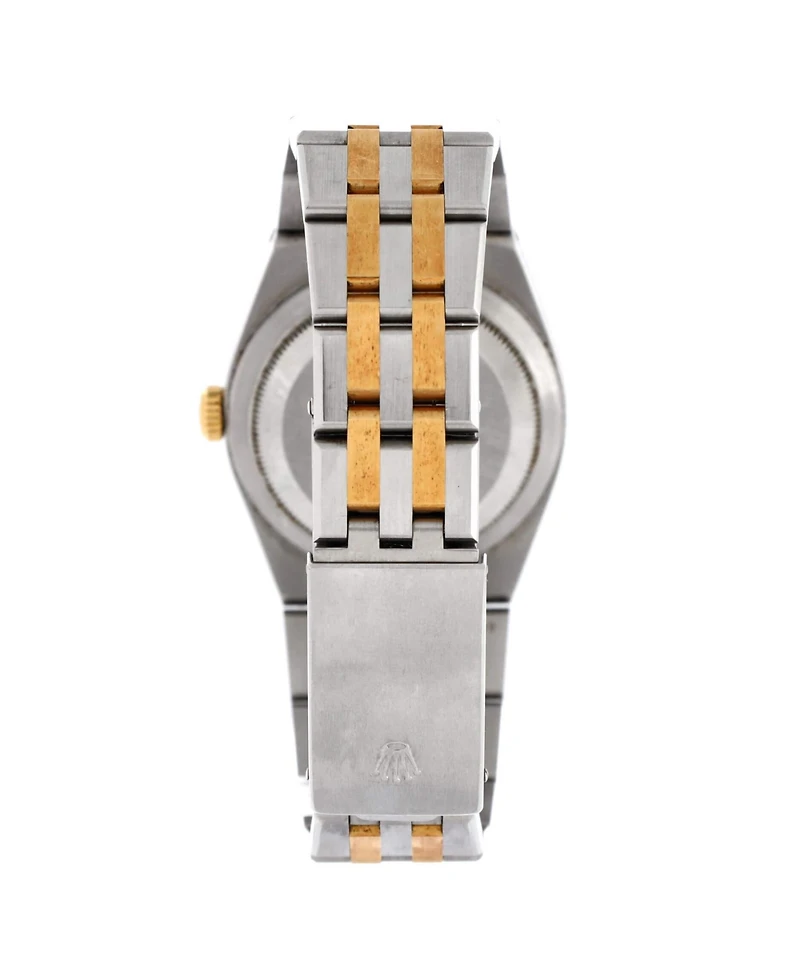 Pre-Owned Rolex Oysterquartz Datejust Watch in Stainless Steel and Gold with Diamond Markers 36mm
