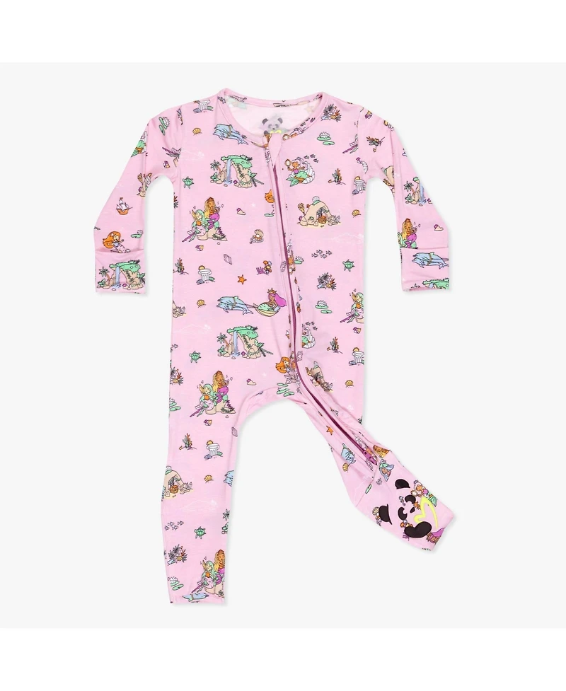 Bellabu Bear Baby Boys or Girls Mermaid Lagoon Convertible Footie