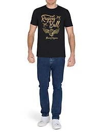 Raging Bull Mf Wings Print T-Shirt