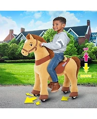 PonyCycle Ride-on Horse Light Brown Model E Size for -4 Years