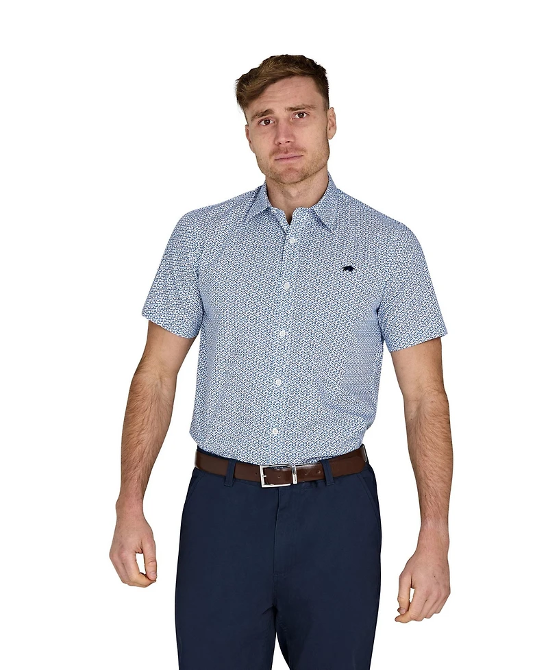 Raging Bull Short Sleeve Cotton Poplin Shirt