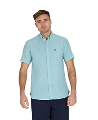 Raging Bull Big & Tall Short Sleeve Linen Shirt