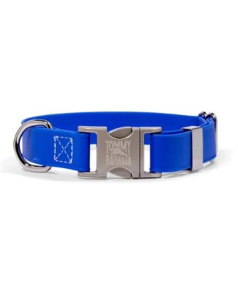 Tommy Bahama Pet Collar Dark Blue Medium