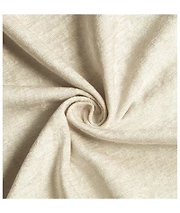 Kate Aurora 2 Piece Heavy Weight Light Filtering Rod Pocket Luxurious Royal Chenille Curtain Panels - Beige