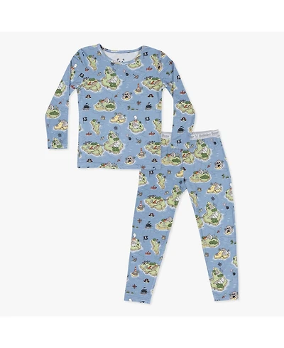 Bellabu Bear Unisex Kids' Pirate Cove Set of 2 Piece Pajamas