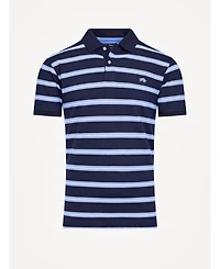 Raging Bull Big & Tall Triple Stripe Birdseye Polo