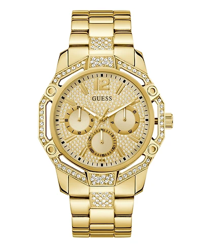 Guess Men's Gold Tone Multi-function Watch, 46mm