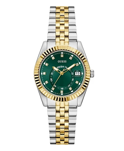 Guess Women's Two-Tone Multi-function Date Watch, 34mm