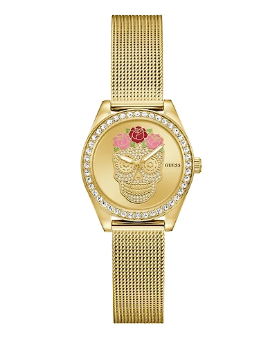 Guess Women's Gold Tone Analog Watch, 30mm