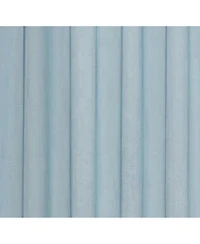 Kate Aurora Coastal Pastel Colored Light & Airy Sheer Voile Window Curtains - 52 in. W x 84 L, Baby Blue