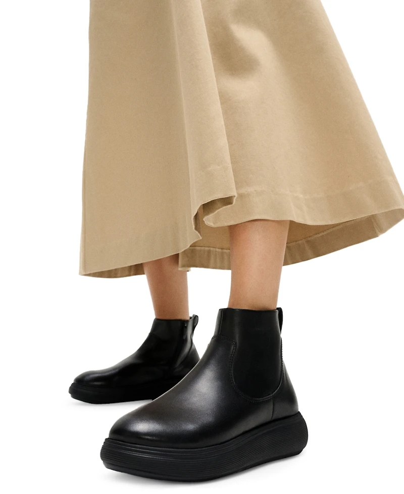 FitFlop Women's iQ-comff Leather Zip Ankle Booties