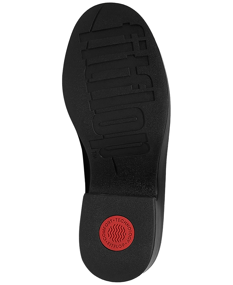 FitFlop Women's Platforms Leather Heeled Mules