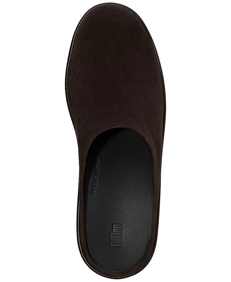 FitFlop Women's Platform Suede Heeled Mules