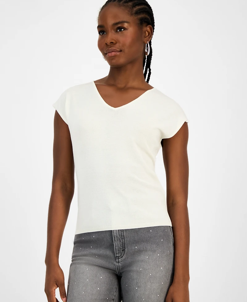 I.n.c. International Concepts Women's Cap-Sleeve Sweater, Macy's Exclusive
