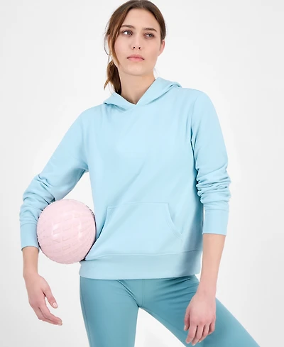 Id Ideology Women's Kangaroo-Pocket Fleece Hoodie, Created for Macy's