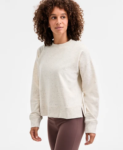 Id Ideology Women's Fleece Crewneck Sweatshirt, Macy's Exclusive