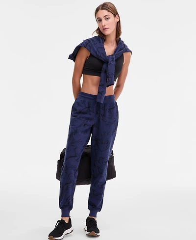 Id Ideology Women's Neppy Fleece Jogger Pants, Macy's Exclusive