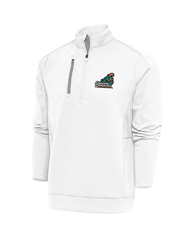 Antigua Men's White Coastal Carolina Chanticleers Generation Quarter-Zip Pullover Sweatshirt